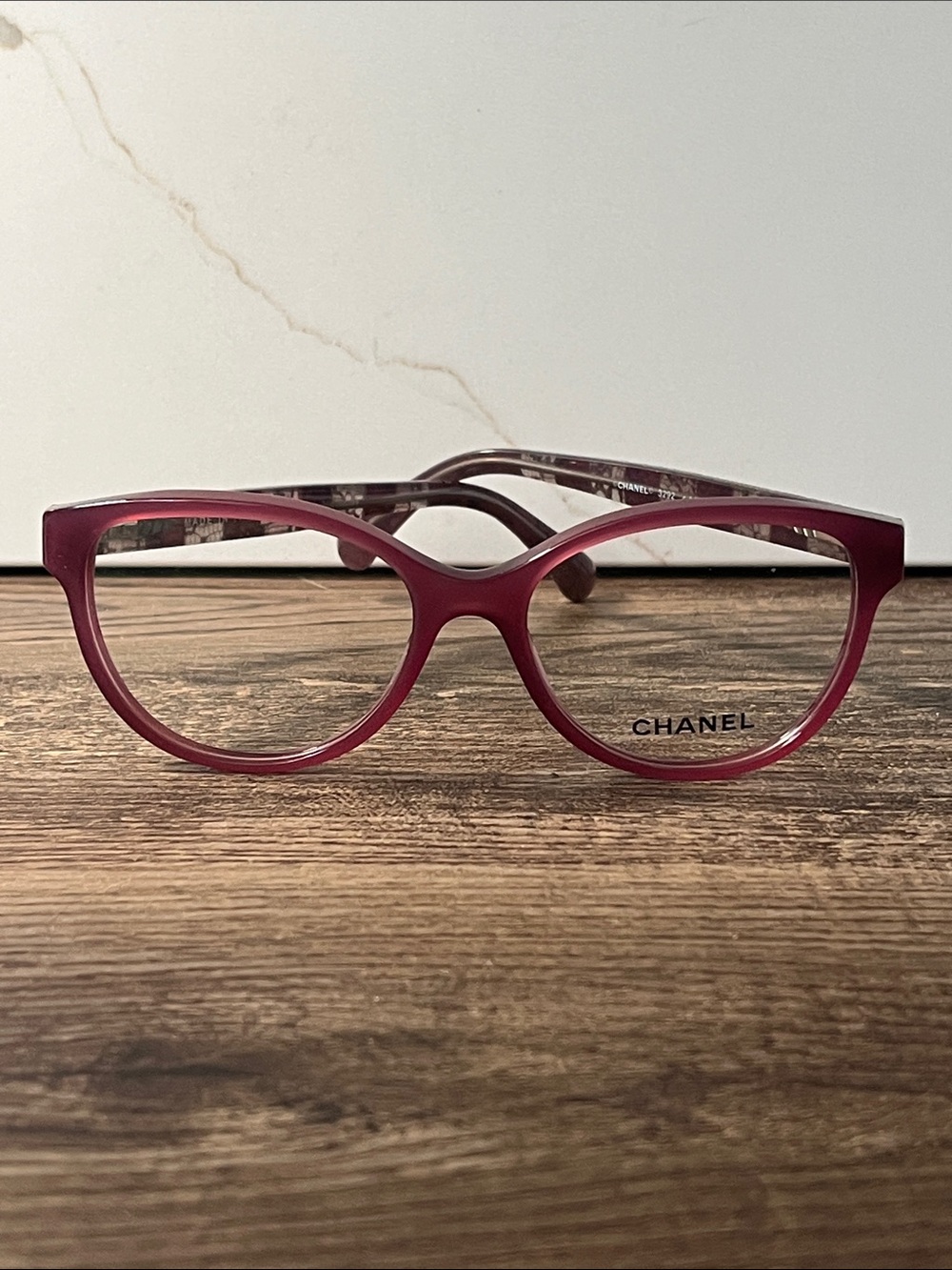 Authentic CHANEL Optical Glasses with lace detail on temples 3292 c.1485